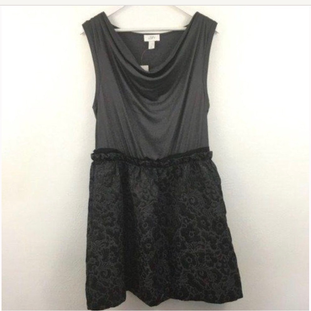 NEW Ann Taylor LOFT Drape Neck Brocade Dress
